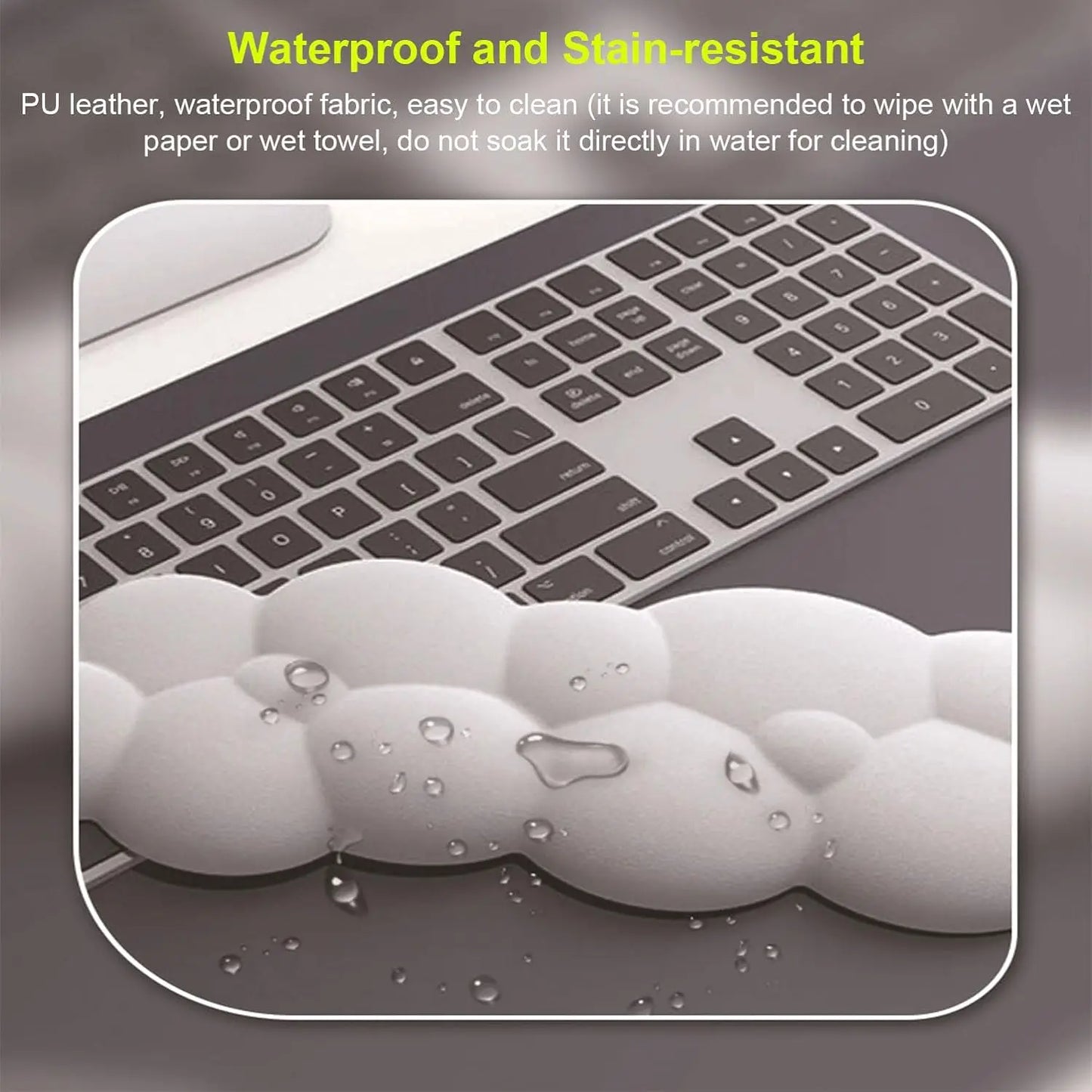 ☁️ Cloud Mouse Pad + Wrist Rest 🖱️ – Memory Foam, Anti-Slip & Ergonomic 💪
