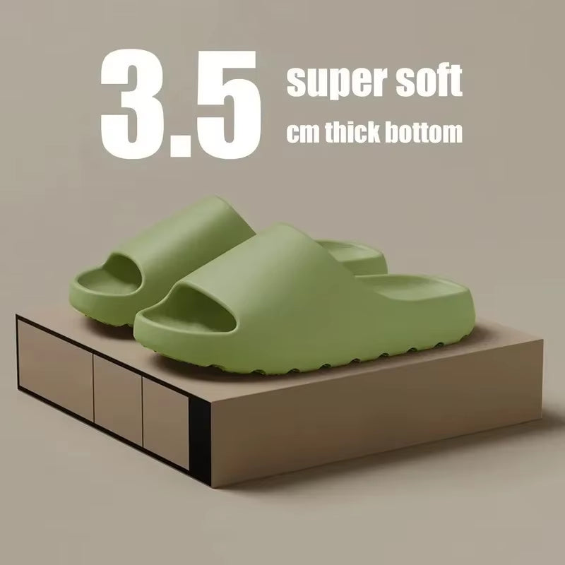 🔥 Summer Unisex Cloud Slides – Ultra Soft EVA Sole | Beach-Ready Comfort for Him & Her 👣☀️