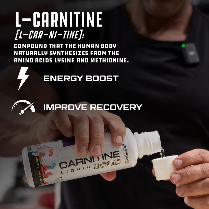 Cutler Nutrition 2 Pack Carnitine 3000 Liquid Supplement for Energy Recovery Health and Fitness Liquid
