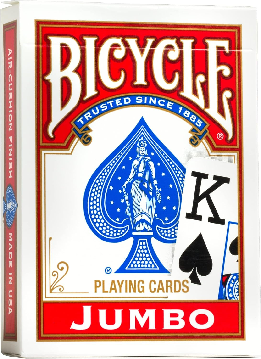 Playing Cards, Jumbo Index, 12 Pack,Red & Blue