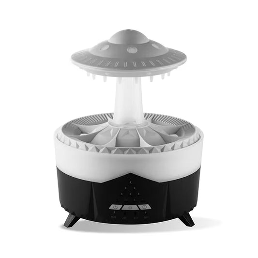 🌧️ Rain Cloud Humidifier with Raindrop Effect & Remote – Aromatherapy Diffuser + Rain Lamp + Mood Light