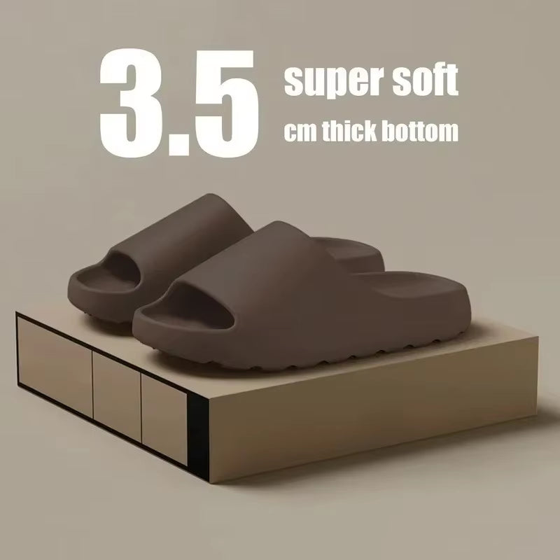 🔥 Summer Unisex Cloud Slides – Ultra Soft EVA Sole | Beach-Ready Comfort for Him & Her 👣☀️