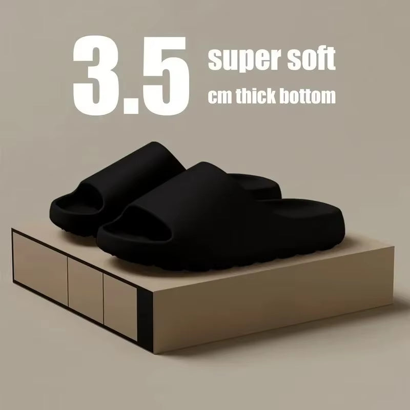 🔥 Summer Unisex Cloud Slides – Ultra Soft EVA Sole | Beach-Ready Comfort for Him & Her 👣☀️