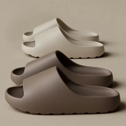🔥 Summer Unisex Cloud Slides – Ultra Soft EVA Sole | Beach-Ready Comfort for Him & Her 👣☀️