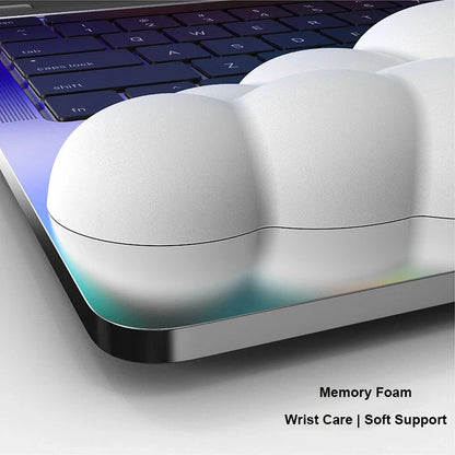 ☁️ Cloud Mouse Pad + Wrist Rest 🖱️ – Memory Foam, Anti-Slip & Ergonomic 💪