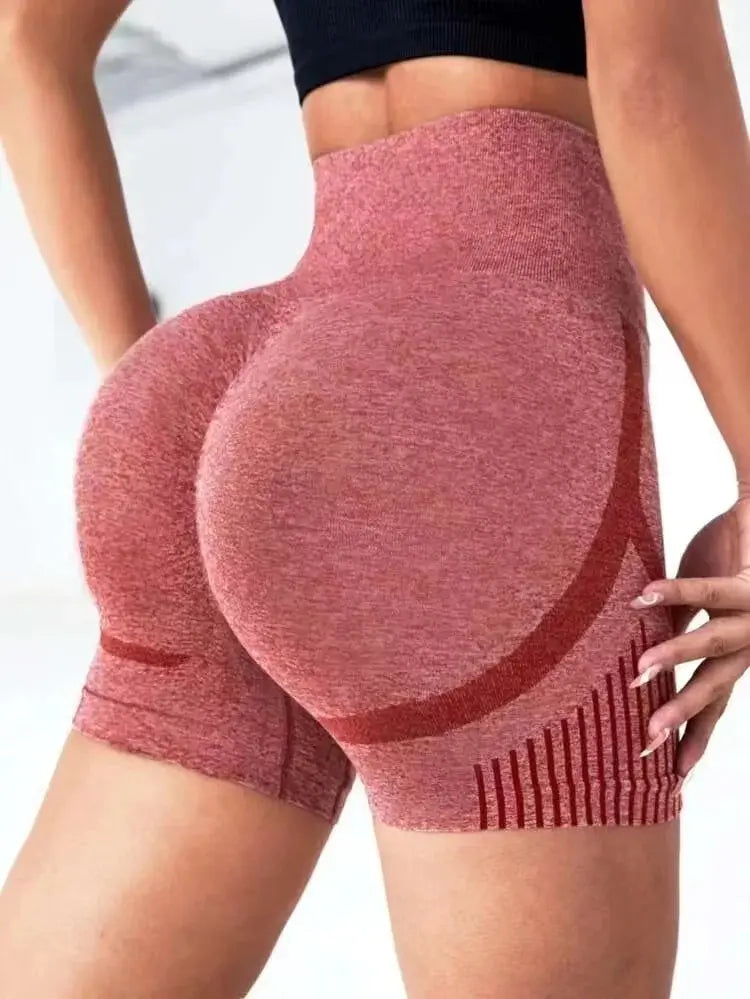 🍑 High-Waist Butt-Lift Yoga Shorts 💪 Perfect for Gym, Running & Fitness