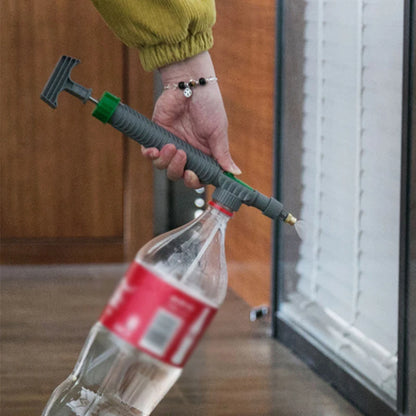 Gardening Watering Sprayer Beverage Bottle Watering Can High Pressure Small Manual Pressure Adjustable Spray Head 