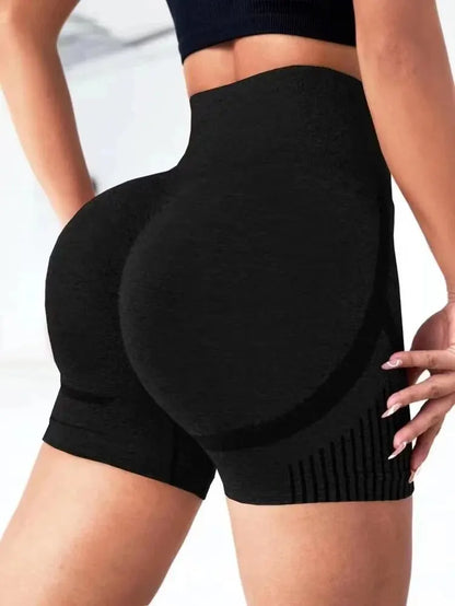 🍑 High-Waist Butt-Lift Yoga Shorts 💪 Perfect for Gym, Running & Fitness
