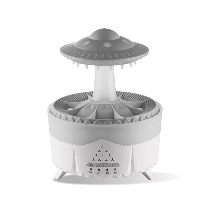 🌧️ Rain Cloud Humidifier with Raindrop Effect & Remote – Aromatherapy Diffuser + Rain Lamp + Mood Light