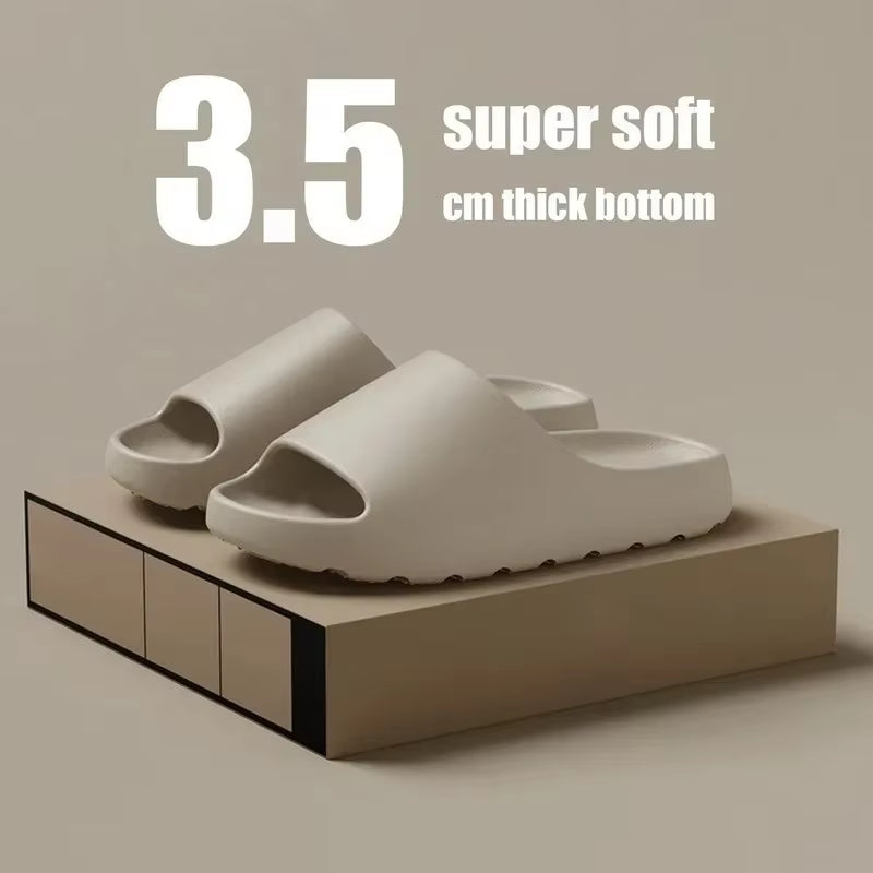 🔥 Summer Unisex Cloud Slides – Ultra Soft EVA Sole | Beach-Ready Comfort for Him & Her 👣☀️