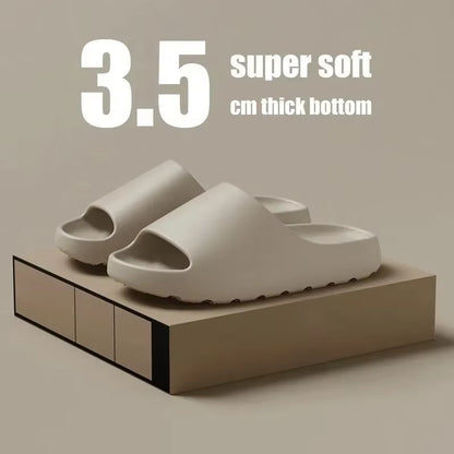 🔥 Summer Unisex Cloud Slides – Ultra Soft EVA Sole | Beach-Ready Comfort for Him & Her 👣☀️