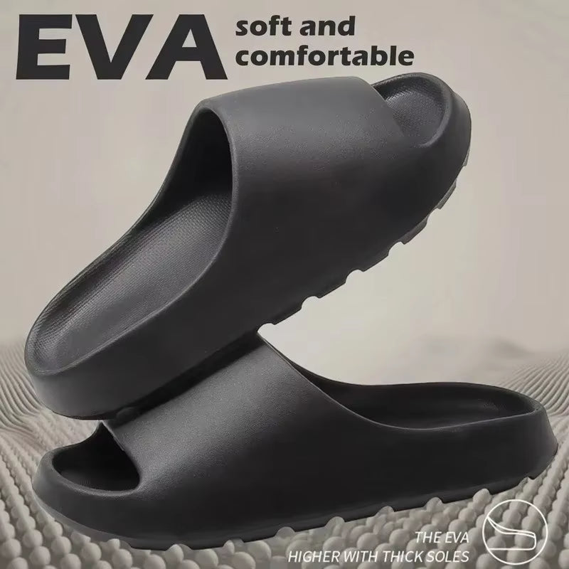 🔥 Summer Unisex Cloud Slides – Ultra Soft EVA Sole | Beach-Ready Comfort for Him & Her 👣☀️